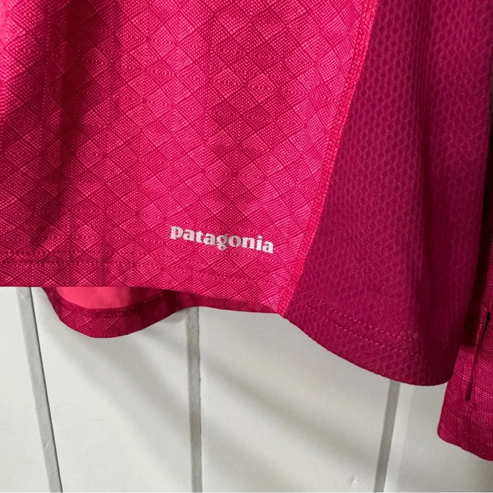 Patagonia Pink All Weather Zip-Neck‎ Shirt Women's Size Small - Picture 3 of 15